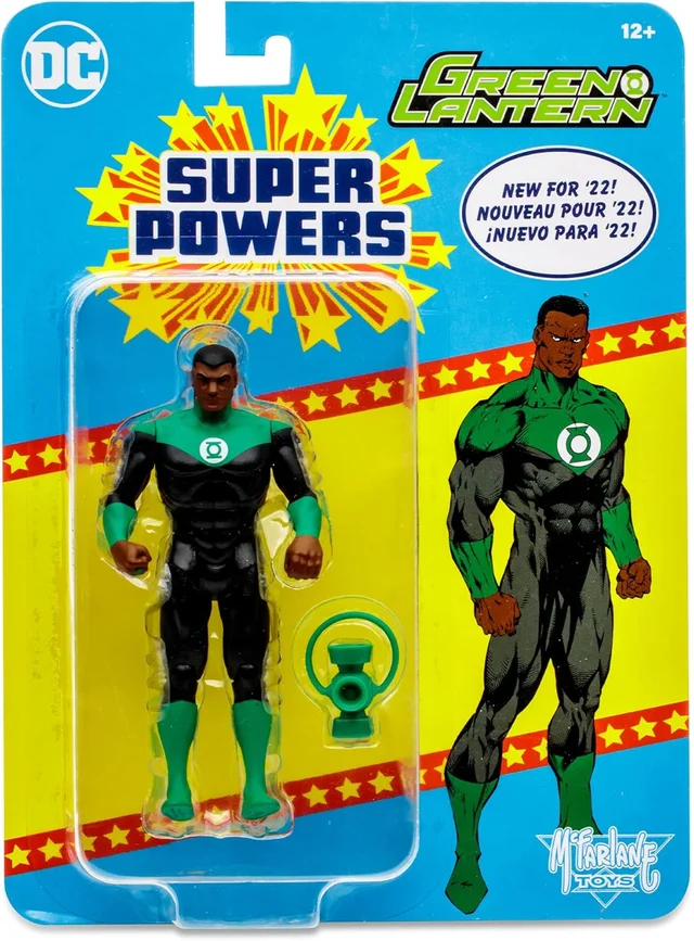 DC DIRECT - SUPER POWERS 5IN FIGURES WV2 - GREEN LANTERN JOHN STEWART