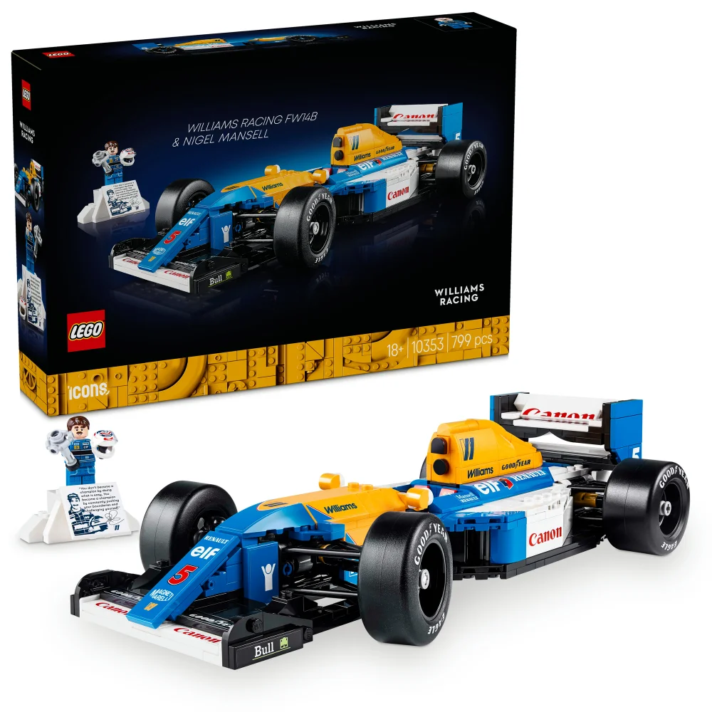 LEGO Icons Williams Racing FW14B & Nigel Mansell Set 10353 Image 1