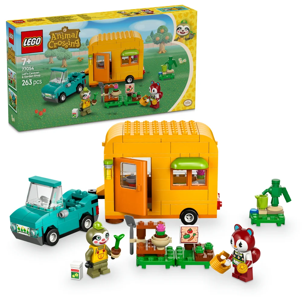 LEGO Animal Crossing Leif’s Caravan & Garden Shop Toy 77054 Image 1