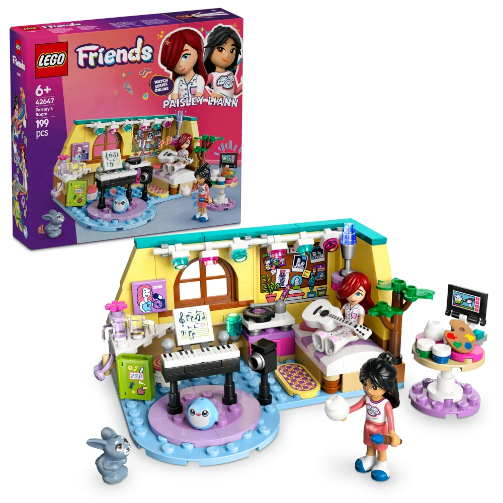 LEGO® Friends Paisley’s Room Pretend Play Bedroom Playset 42647 Image 1