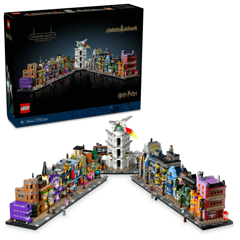 LEGO Harry Potter Diagon Alley Wizarding Shops Set 76444 Image 1