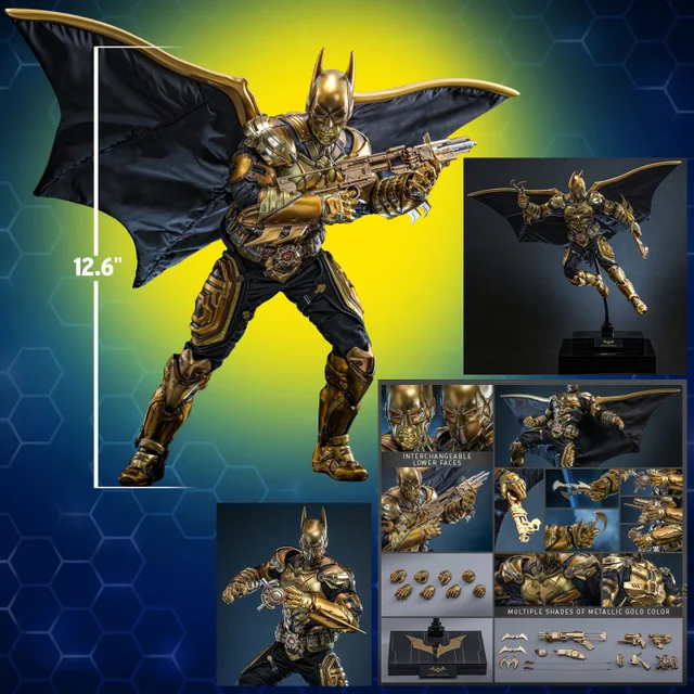 Hot Toys 1/6th Scale Batman Beyond Black & Gold Version Limited Edition Statue