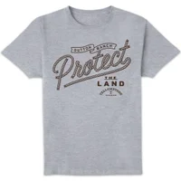 Yellowstone Protect The Land Unisex T-Shirt - Grey