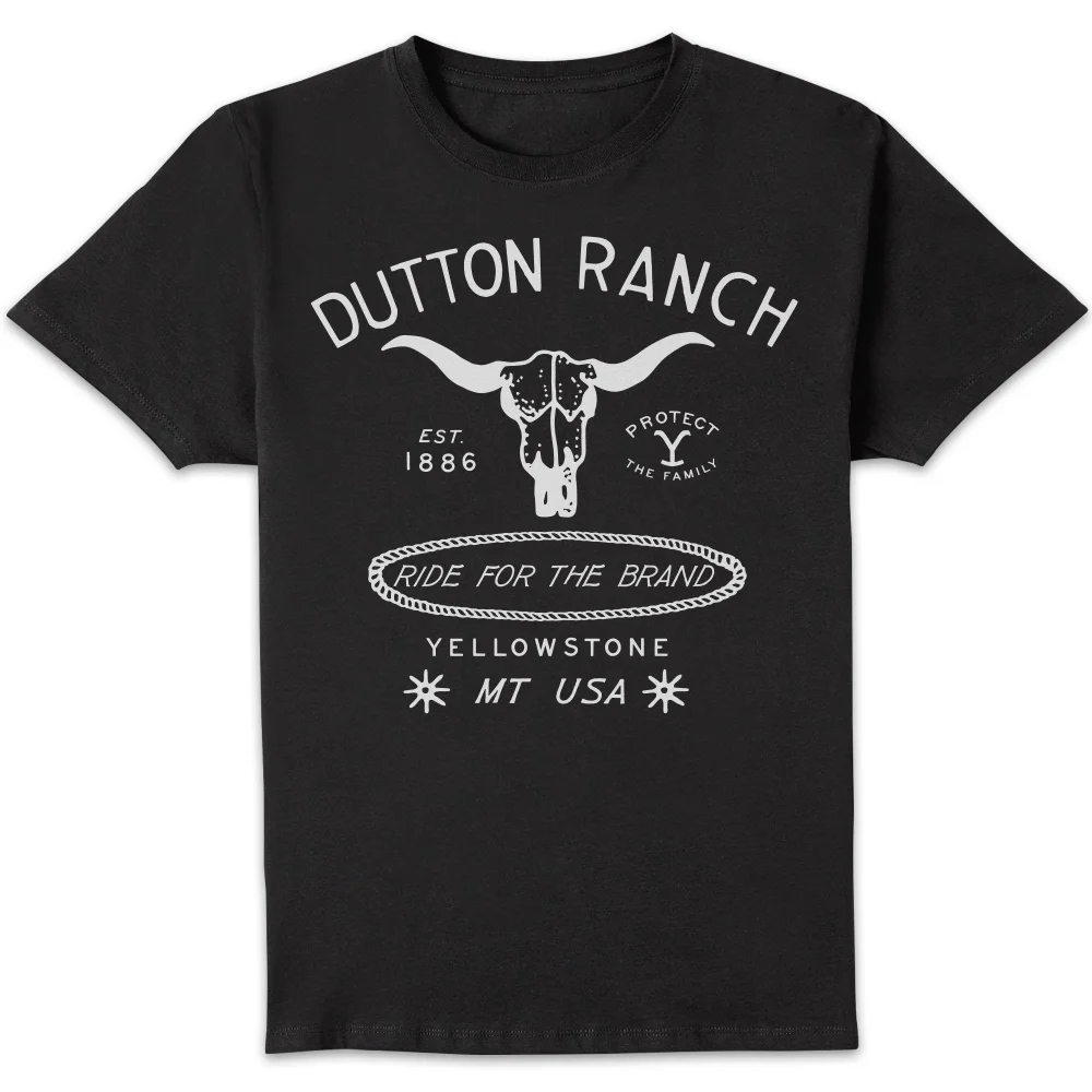 Yellowstone Ride For The Brand Unisex T-Shirt - Black - S Image 1