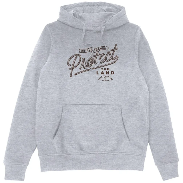 Yellowstone Protect The Land Hoodie - Grey