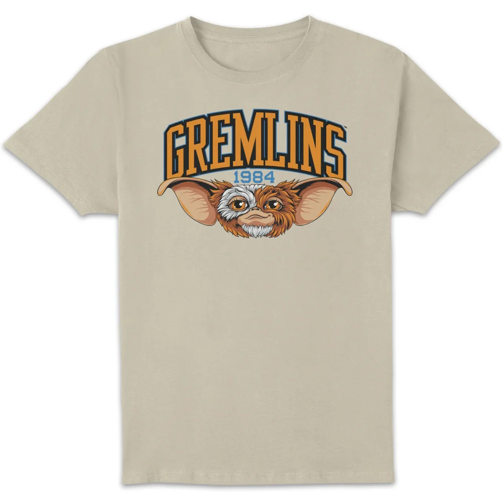 Gremlins Gizmo Collegiate Unisex T-Shirt - Cream - S Image 1