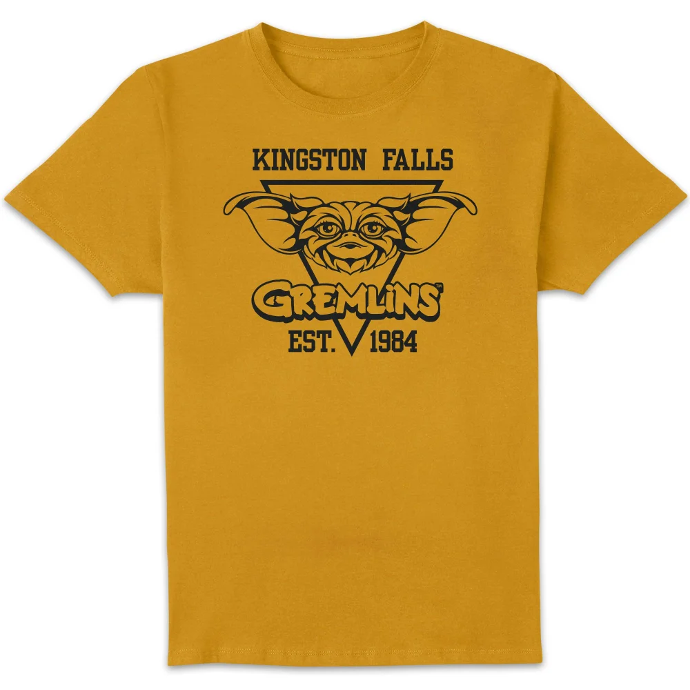 Gremlins Kingston Falls '84 Unisex T-Shirt - Mustard - S Image 1