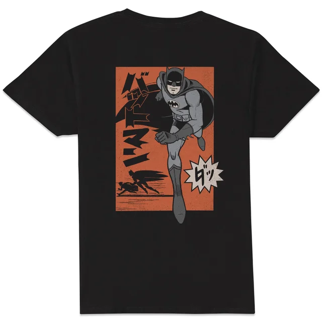 Batman Japanese Logo Unisex T-Shirt - Black