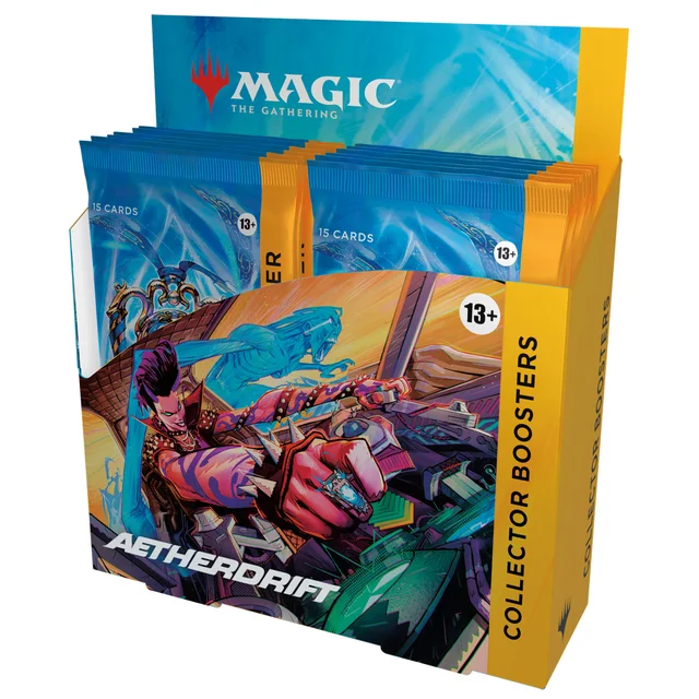 Magic: The Gathering Aetherdrift Collector Booster Display (12 Packs)