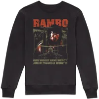 Rambo 3 No Mercy Sweatshirt - Black - undefined undefined