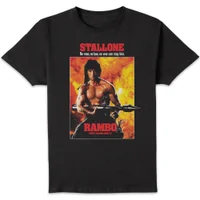 Rambo First Blood Part II Classic Poster Unisex T-Shirt - Black - undefined undefined