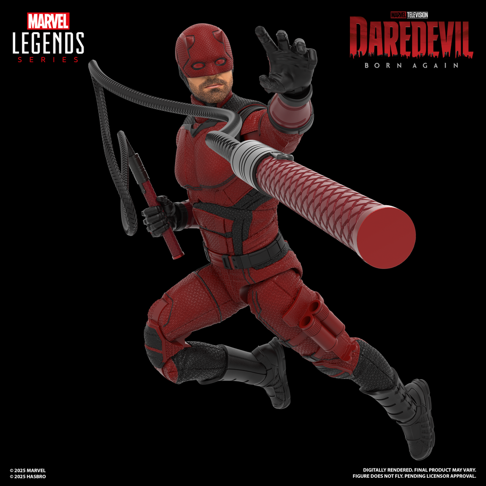 Hasbro Marvel Legends Series Daredevil: Born Again Daredevil 6-Inch Action Figure Image 1