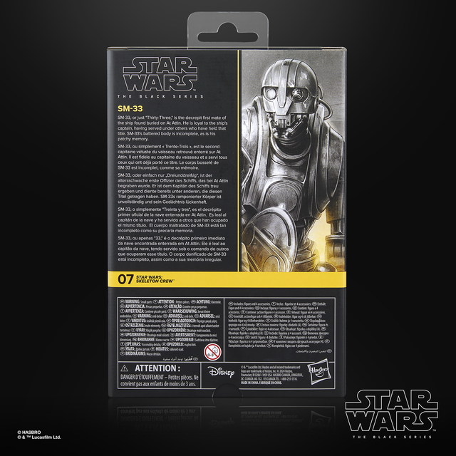 Hasbro Star Wars The Black Series Skeleton Crew SM-33 Action Figure (6”)