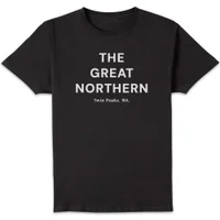 Twin Peaks The Great Northern Unisex T-Shirt - Black - undefined undefined