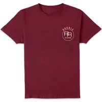 Twin Peaks Double R Menu Unisex T-Shirt - Burgundy - undefined undefined