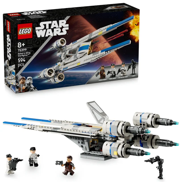 LEGO® Star Wars: Andor™ Rebel U-Wing Starfighter™ Buildable Vehicle Model 75399