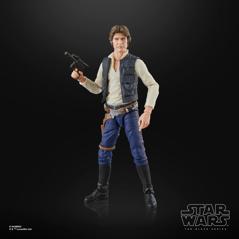 Hasbro Star Wars The Black Series Star Wars: A New Hope Han Solo Collectible Action Figure (6”) Image 1