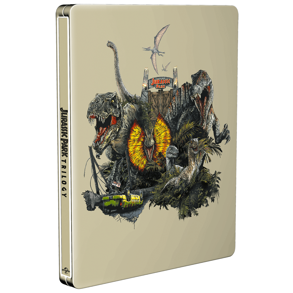 Jurassic Park Trilogy 4K Ultra HD Steelbook Image 1