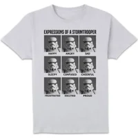 Star Wars Expressions Of Stormtrooper Unisex T-Shirt - White - undefined undefined