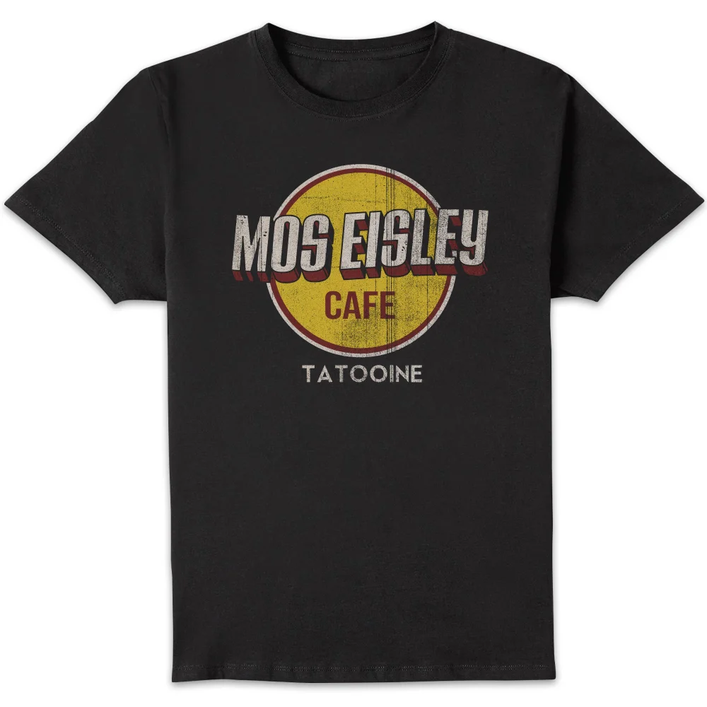 Star Wars Cafe Sign Unisex T-Shirt - Black - S Image 1