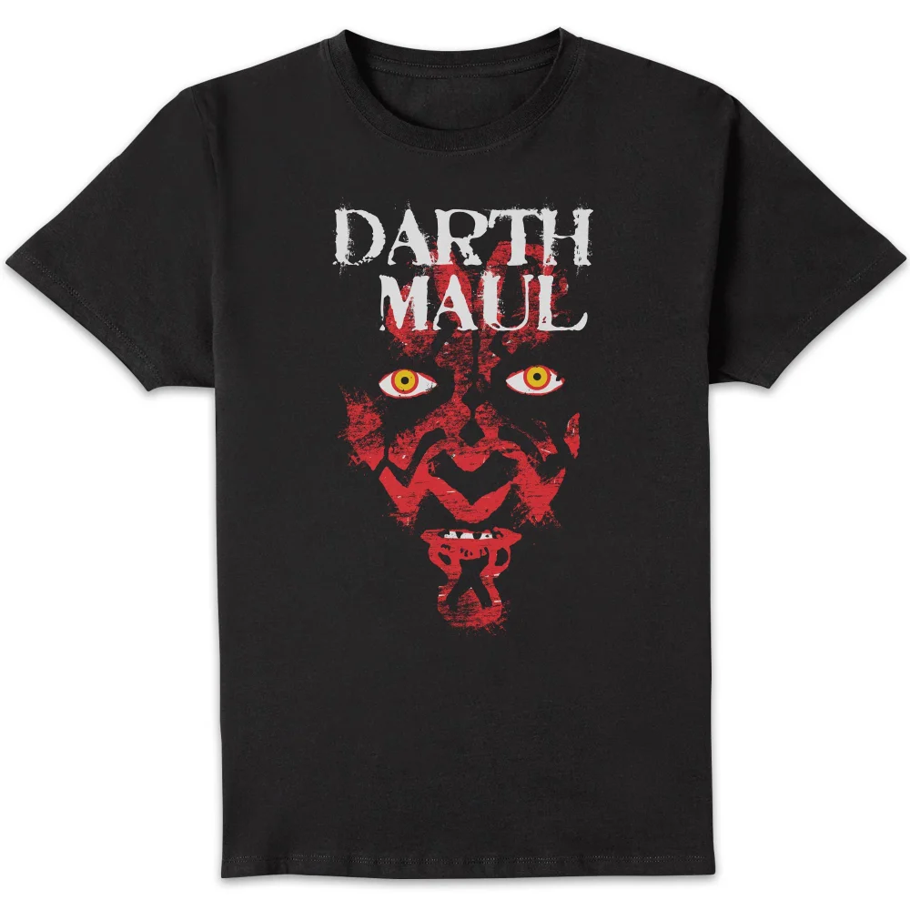 Star Wars Darth Maul Face Unisex T-Shirt - Black - S Image 1