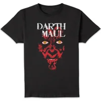 Star Wars Darth Maul Face Unisex T-Shirt - Black - undefined undefined