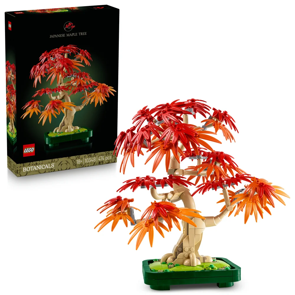 LEGO Botanicals Japanese Red Maple Bonsai Tree DIY Set 10348 Image 1