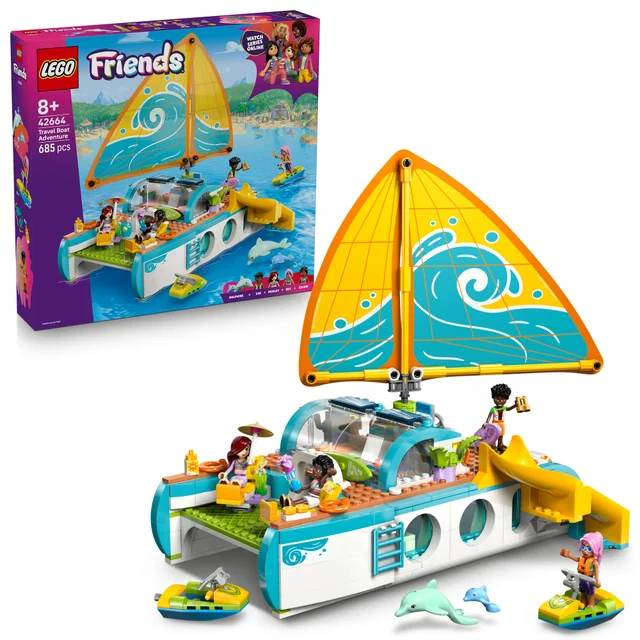 LEGO® Friends Travel Boat Adventure Building Kit Role-Play Toy 42664
