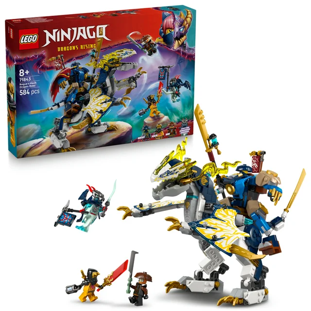 LEGO® NINJAGO® Rogue’s Mech Dragon Rider Ninja Toy 71843