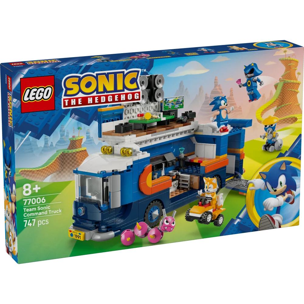LEGO® Sonic the Hedgehog™ Team Sonic Command Truck Toy Gaming Merch 77006 Image 1