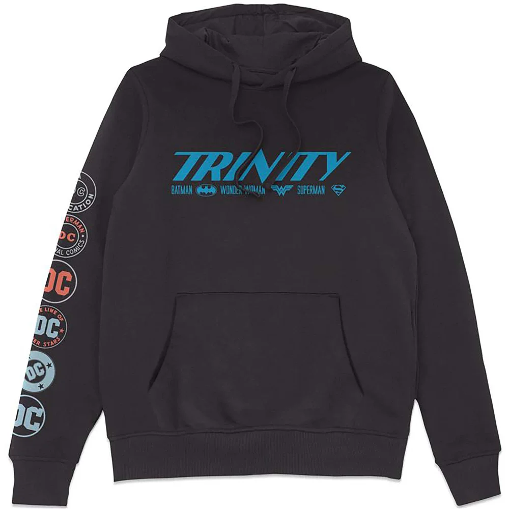 DC Comics Justice League The Trinity Hoodie - Black - S Image 1