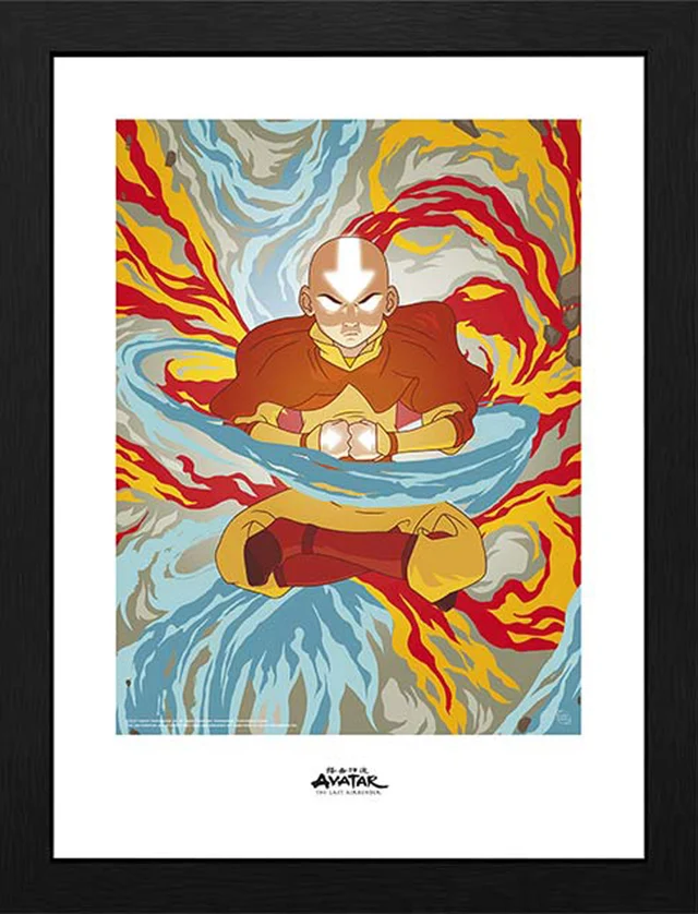 Avatar Aang Avatar State 30 x 40cm Framed Collector Print