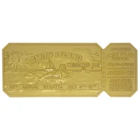 Jaws 50th Anniversary 24k Gold Plated Regatta Ticket