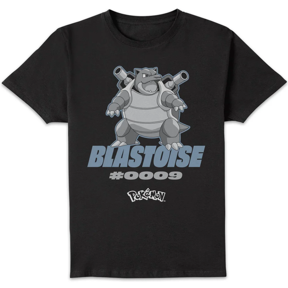 Pokémon Blastoise Unisex T-Shirt - Black - XL Image 1