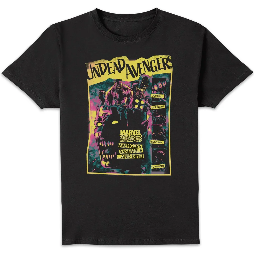 Marvel Undead Avengers Unisex T-Shirt - Black - XL Image 1
