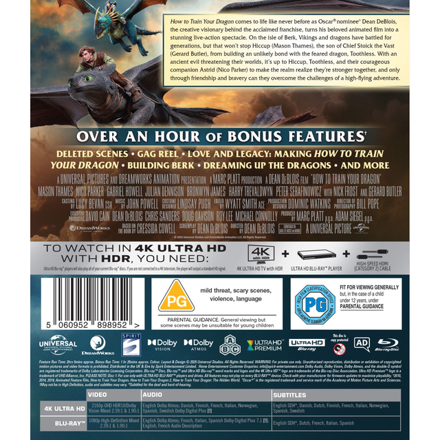 How to Train Your Dragon 4K Ultra HD (includes Blu-ray)