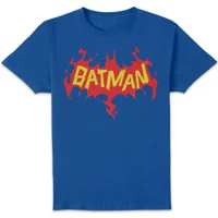 DC Comics Batman Flame Unisex T-Shirt - Blue