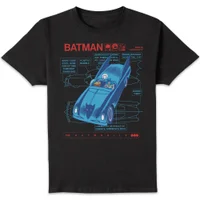 DC Comics Batman Batmobile Unisex T-Shirt - Black - undefined undefined