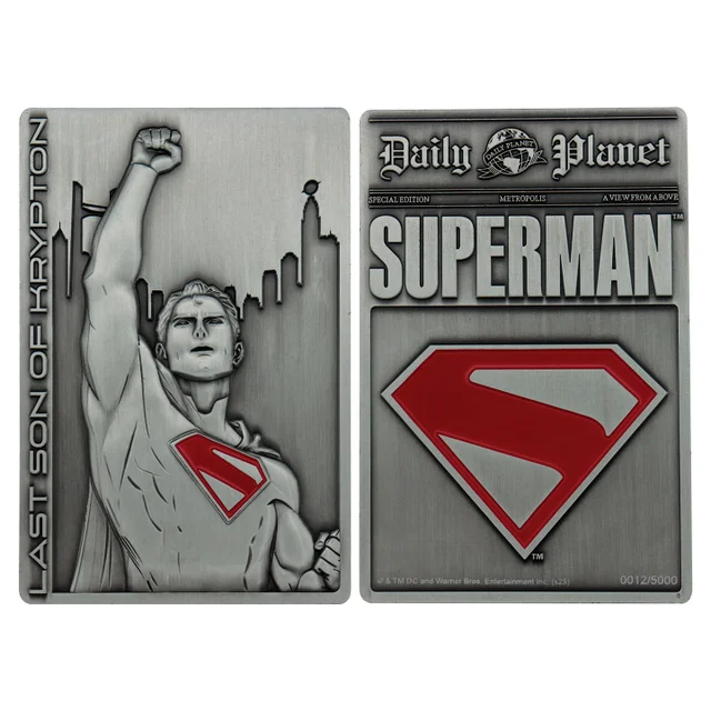 Superman 2025 Last Son of Krypton Ingot