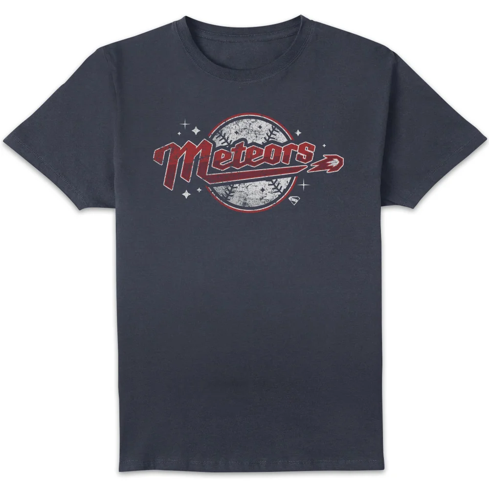 DC Comics Superman Metropolis Meteors Distressed Unisex T-Shirt - Navy - S Image 1