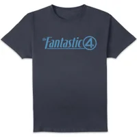 Marvel Fantastic Four Core Logo Unisex T-Shirt - Navy - undefined undefined
