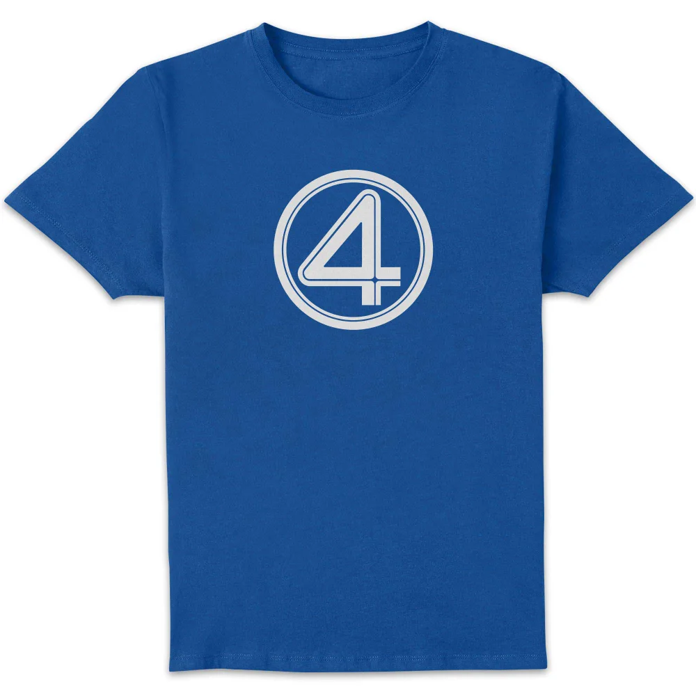 Marvel Fantastic Four Symbol Unisex T-Shirt - Blue - XXL Image 1