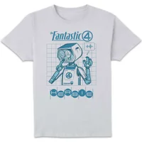 Marvel Fantastic Four H E R B I E Unisex T-Shirt - White - undefined undefined