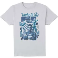 Marvel Fantastic Four Group Pose Unisex T-Shirt - White - undefined undefined