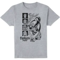 Marvel Fantastic Four Character Looks Unisex T-Shirt - Grey - undefined undefined