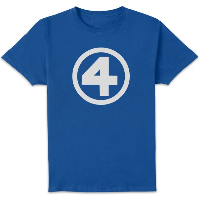 Marvel Fantastic Four Classic Symbol Unisex T-Shirt - Blue
