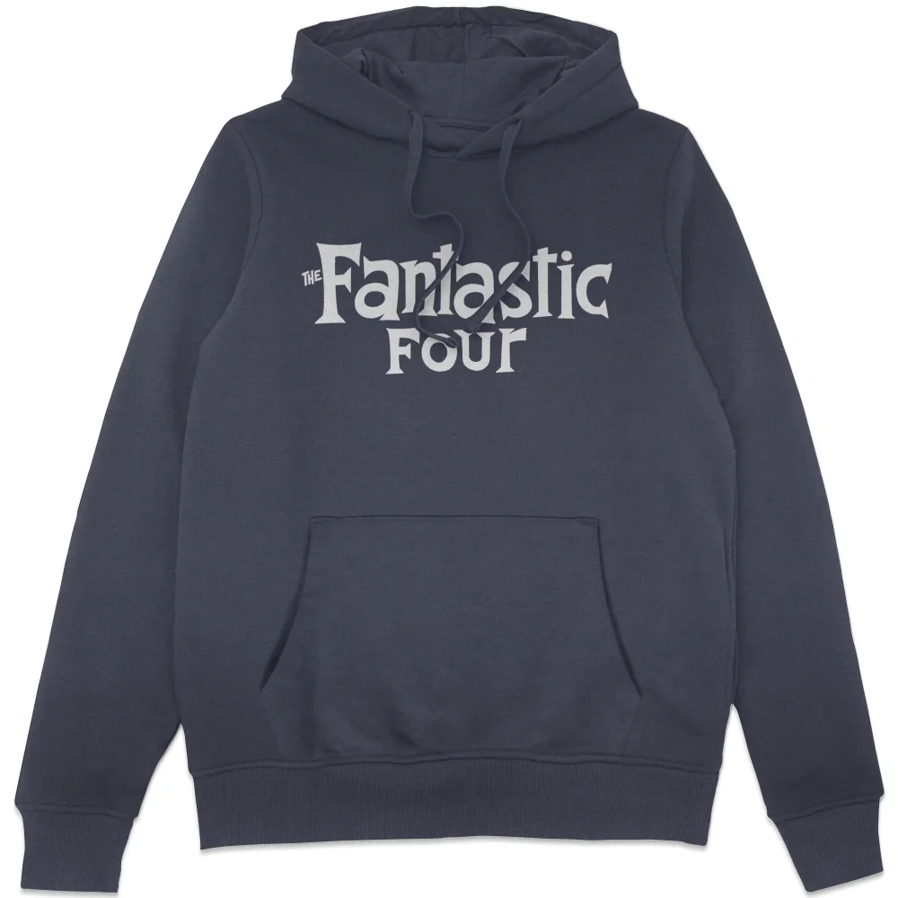 Marvel Fantastic Four Classic Logo Hoodie - Navy - S Image 1