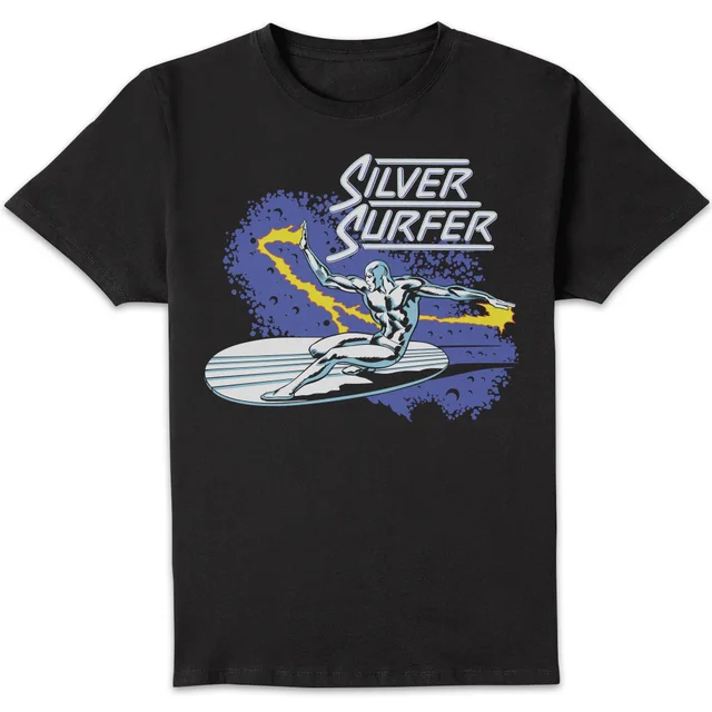 Marvel Fantastic Four Silver Surfer Unisex T-Shirt - Black