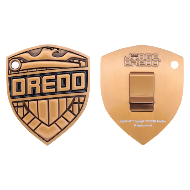 2000 AD Judge Dredd Badge Replica