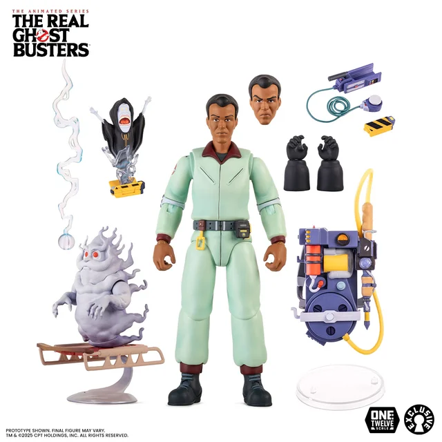 MONDO The Real Ghostbusters: Winston Zeddemore 1/12 Figure